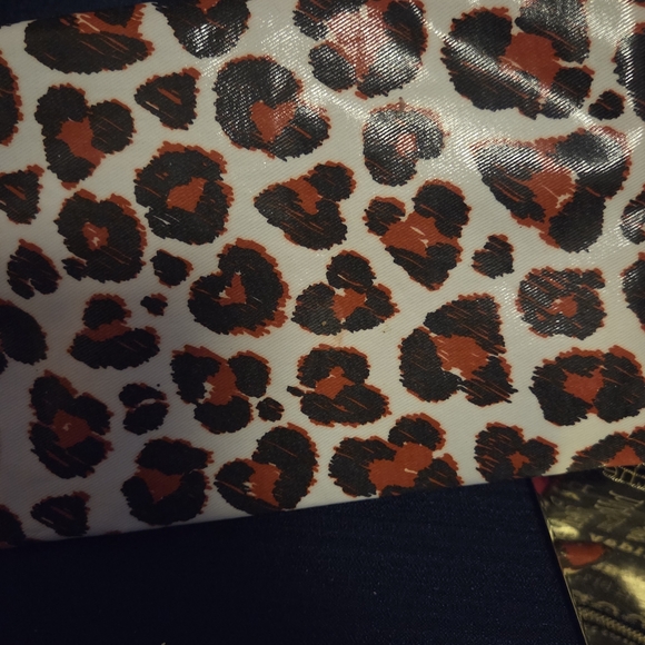 Brighton Jingle Triple Pouch Set 3-in-1 Wristlet Leopard Red NWT - Picture 6 of 14